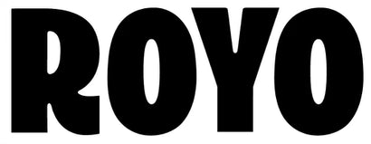 The word 'ROYO' is displayed in bold, black font.
