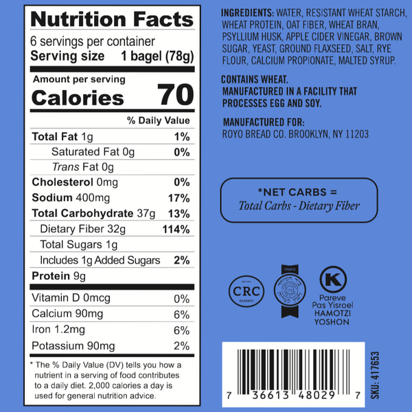 Plain Keto-Friendly Bagels