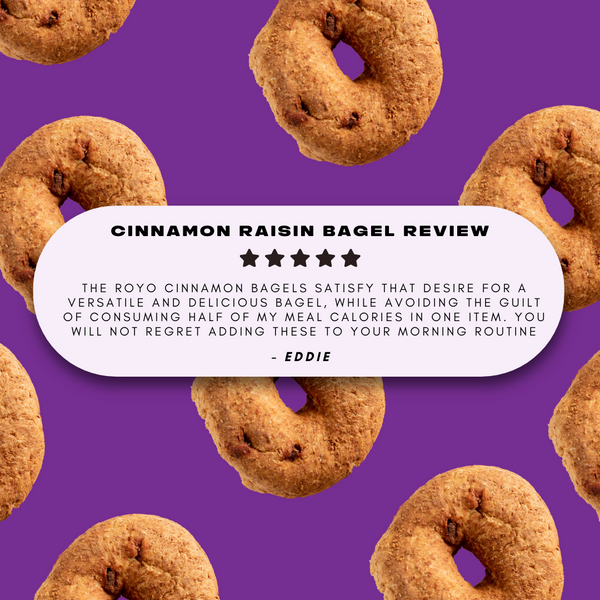 Cinnamon Raisin Low Carb Keto Bagel ROYO BREAD CO.